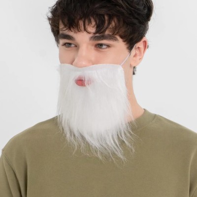 Beyaz Kırçıllı Takma Sakal Çocuk Yetişkin