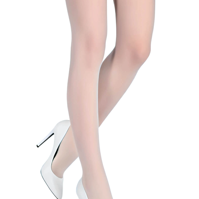 Beyaz Külotlu Çorap 20 Den