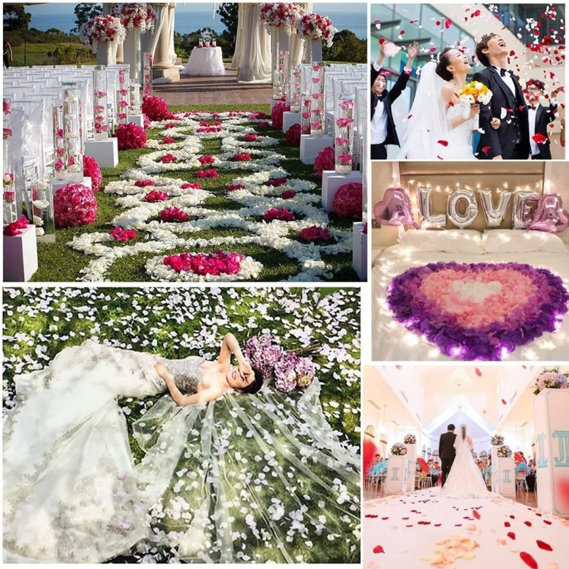 Beyaz Renk Gül Yaprağı - 1 Paket 100 Adet