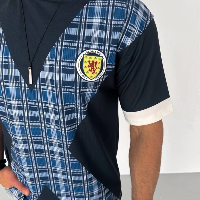 Bisiklet Yaka Baskılı Oversize T-Shirt - Siyah -