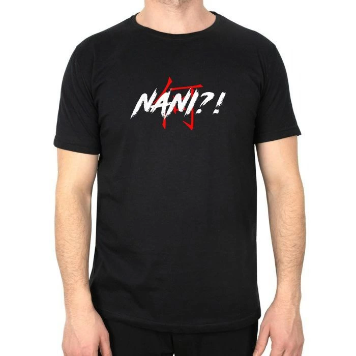 Bisiklet Yaka Baskılı Oversize T-Shirt - Siyah -