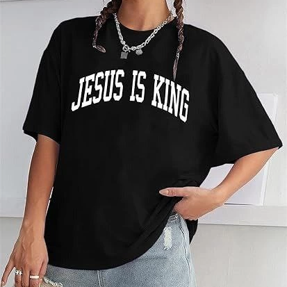 Bisiklet Yaka Kısa Kol Baskılı T-shirt - Siyah -