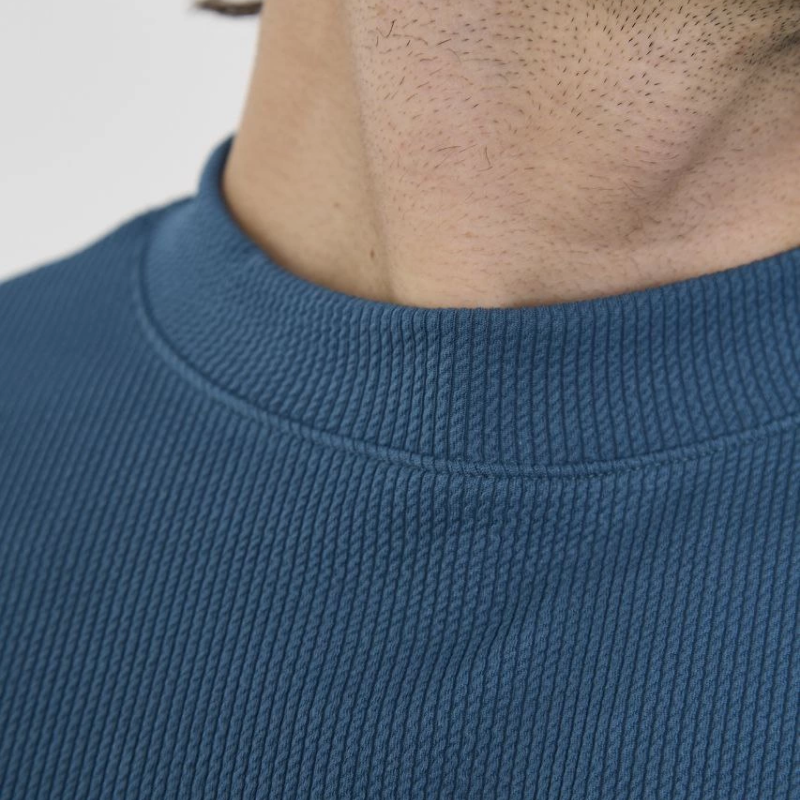 Bisiklet Yaka Slim fit T-Shirt- Turkuaz