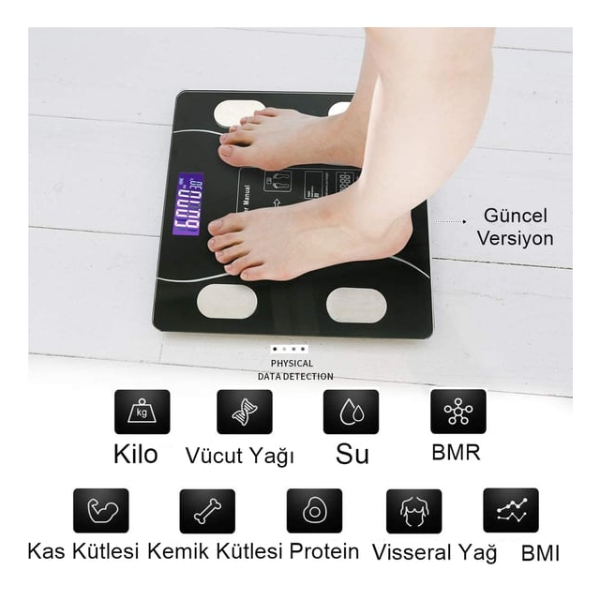 Bluetooth Özellikli Akıllı Tartı 
