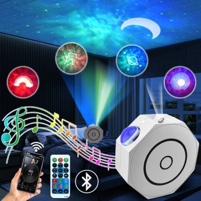 Bluetooth Özellikli Anason Projektör Gece Lambası 