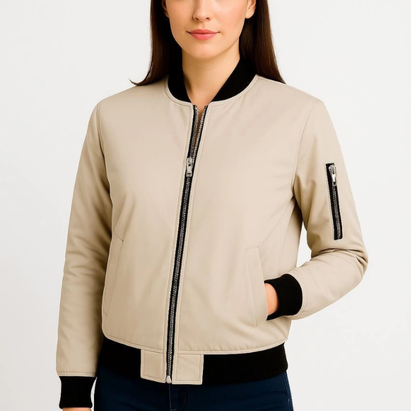 Bomber Mont Ceket - bej -