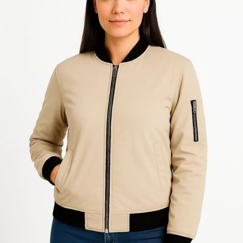 Bomber Mont Ceket - bej -