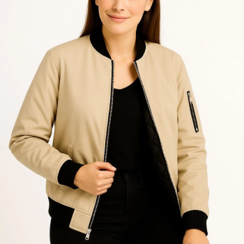 Bomber Mont Ceket - bej -