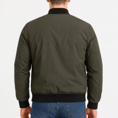 Bomber Mont Ceket - Haki -