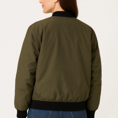 Bomber Mont Ceket - Haki -