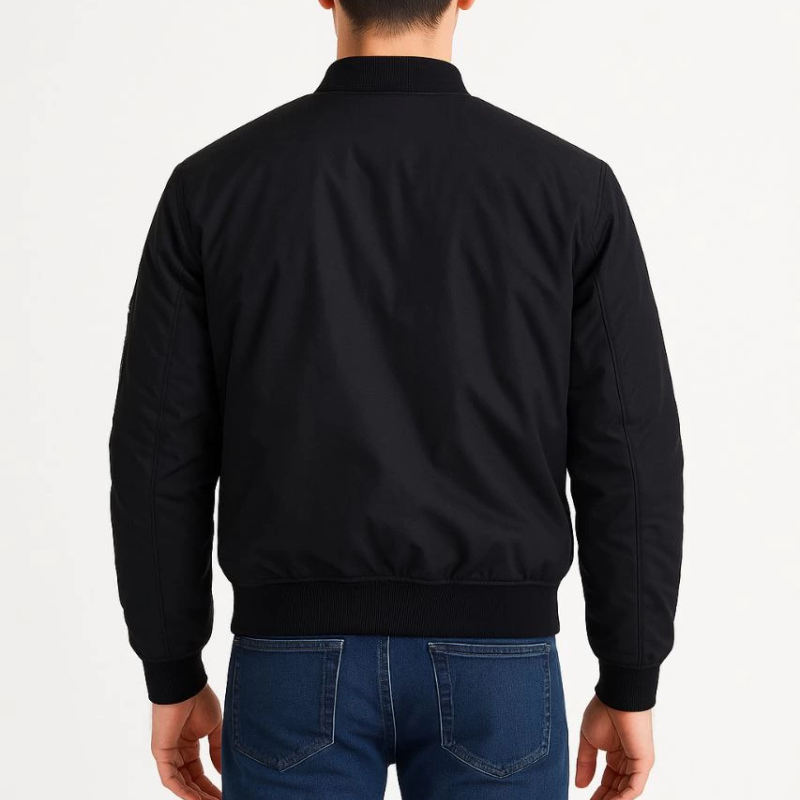 Bomber Mont Ceket - Siyah -