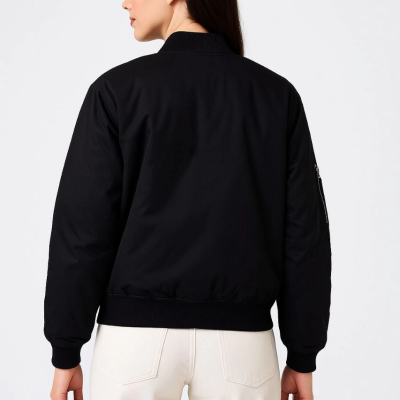 Bomber Mont Ceket Siyah -