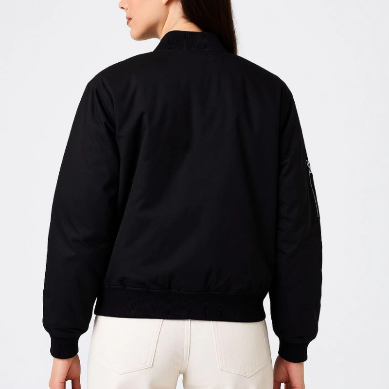 Bomber Mont Ceket Siyah -