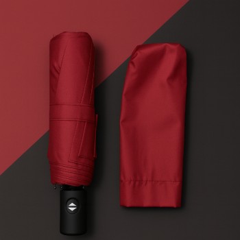 Bordo Kılıflı Otomatik Kompakt Şemsiye