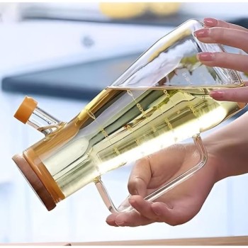 Borosilikat Cam 900 ml. Yağdanlık