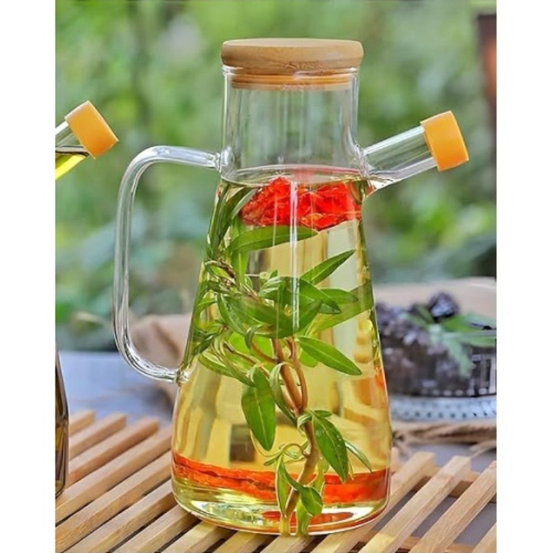 Borosilikat Cam 900 ml. Yağdanlık