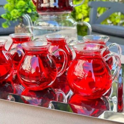 Borosilikat Cam Bardak 6 Adet