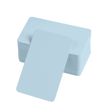 Boş Kelime Kartları 5x8 cm - 50 Adet Oval Kenarlı  >  Tabu & Not Kartları - Mavi