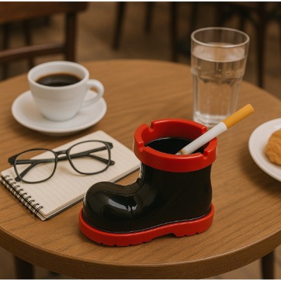 Bot Tasarımlı Kokusuz Küllük 