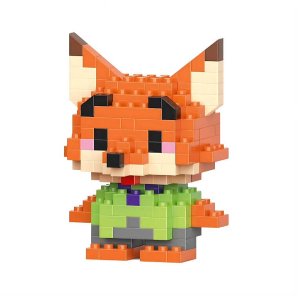 Bricks Zootropolis Nick Wilde Mini Lego Figürü