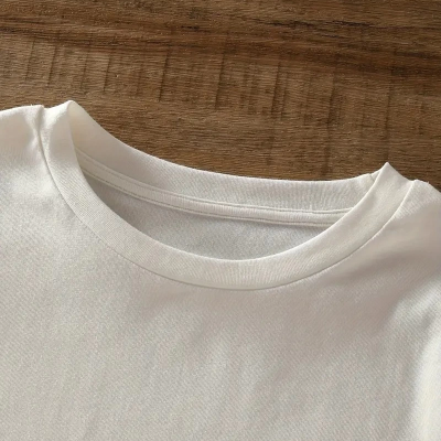 Brooklyn Harf Baskılı Düşük Omuzlu T-shirt, Rahat Kısa Kollu Bol T-shirt,   Giyim - Beyaz -