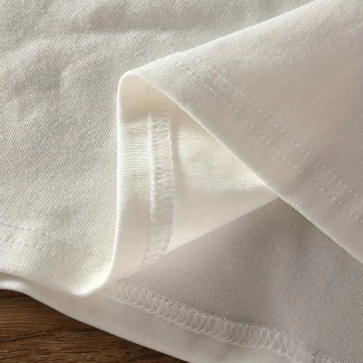 Brooklyn Harf Baskılı Düşük Omuzlu T-shirt, Rahat Kısa Kollu Bol T-shirt,   Giyim - Beyaz -