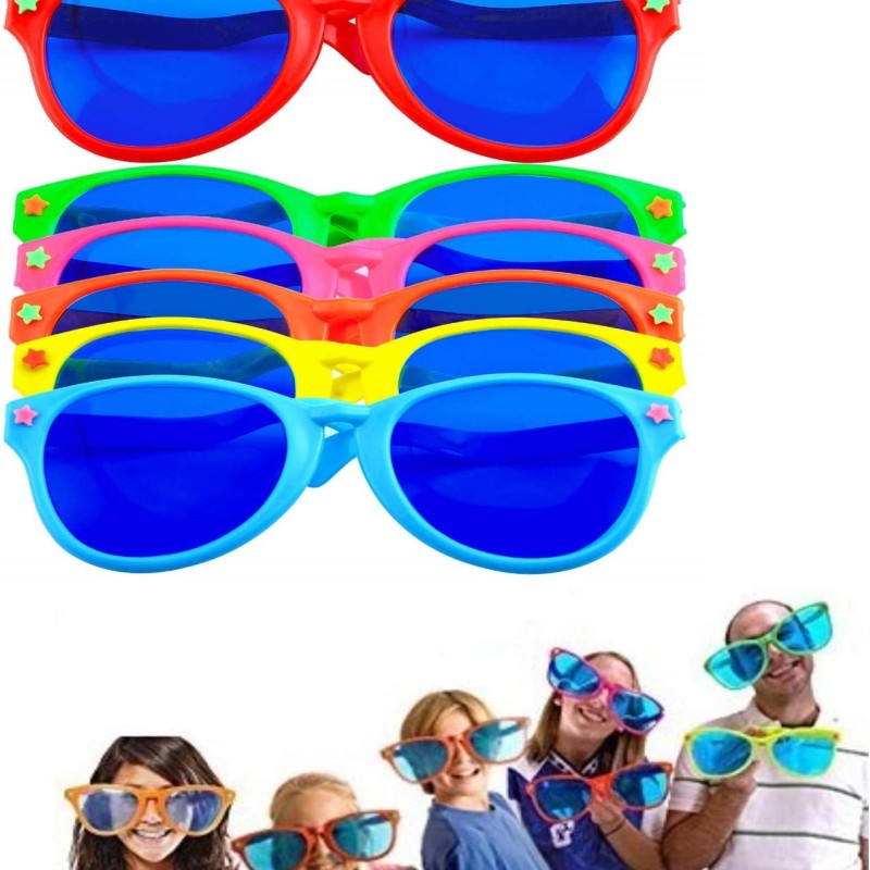 Büyük Parti Gözlüğü Rengarenk 12 Adet