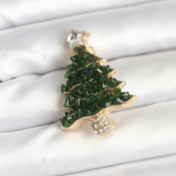 Çam Ağacı Model Yılbaşı Temalı Broş