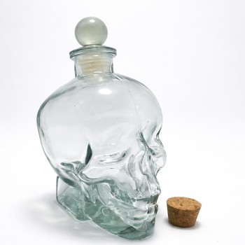 Cam Kurukafa İçecek Şişesi 16 Cm