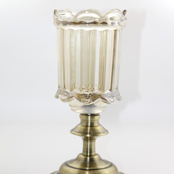 Cam Şamdan Tekli Model 5