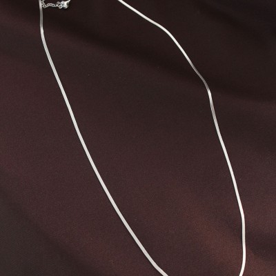 Çelik Gümüş Renk 60 cm İnce İtalyan Zincir Kolye