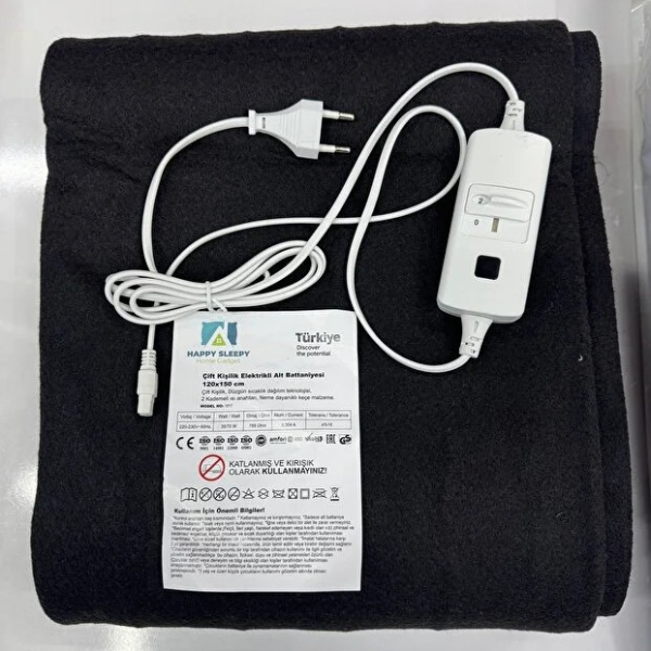 Çift Kişilik Elektrikli Battaniye