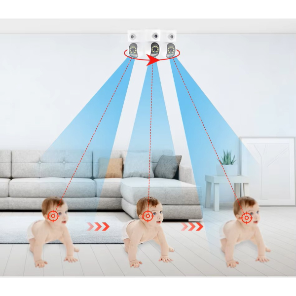 Çift Lensli İç Mekan Wi-Fi Kamera 