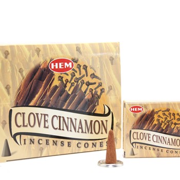 Clove Cinnamon Aromalı Konik Tütsü