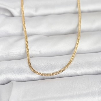 CM 14K Gold Renk Dolgun Zincir Model 60 cm Kadın Kolye