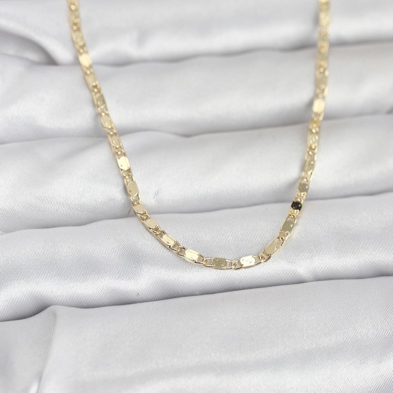 CM 14K Gold Renk Ezme Zincir 60 cm Kadın Kolye