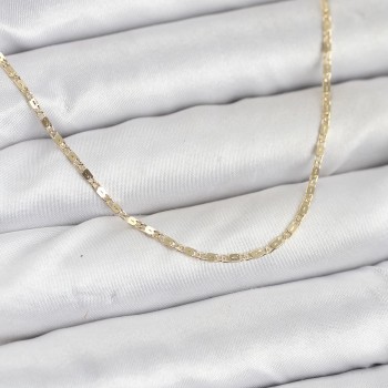 CM 14K Gold Renk Ezme Zincir Model 60 cm Kadın Kolye