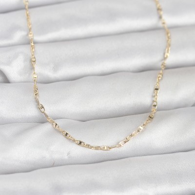 CM 14K Gold Renk Gemici Zincir Model 60 cm Kadın Kolye