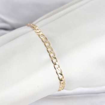 CM 14K Gold Renk Halka Zincir Model Kadın Bileklik