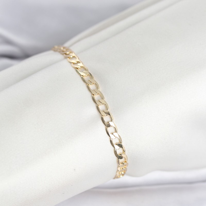 CM 14K Gold Renk Halka Zincir Model Kadın Bileklik