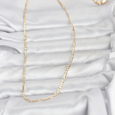 CM 14K Gold Renk İnce Kuşgözü Zincir Model 60 cm Kadın Kolye