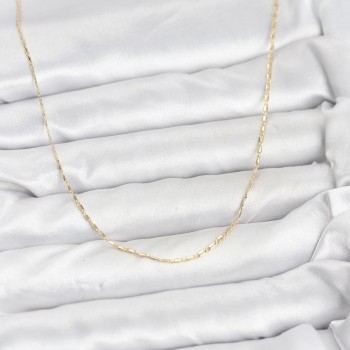 CM 14K Gold Renk Kesme Model 60 cm Kadın Kolye