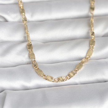 CM 14K Gold Renk Lazer Model 45 cm Kadın Kolye