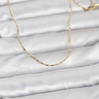 CM 14K Gold Renk Parçalı Topçuk Model 60 cm Kadın Kolye