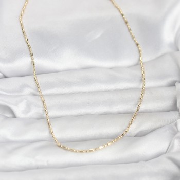 CM 14K Gold Renk Zincirli 60 cm Kadın Kolye