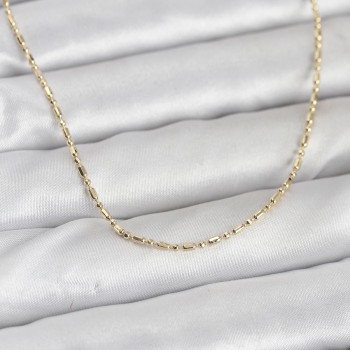 CM 14K Gold Renk Zincirli 60 cm Kadın Kolye