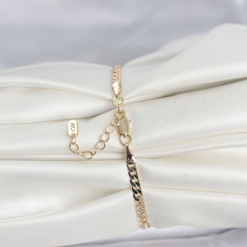 CM 14K Gold Renk Zincirli Model Kadın Bileklik