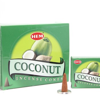 Coconut Aromalı Konik Tütsü