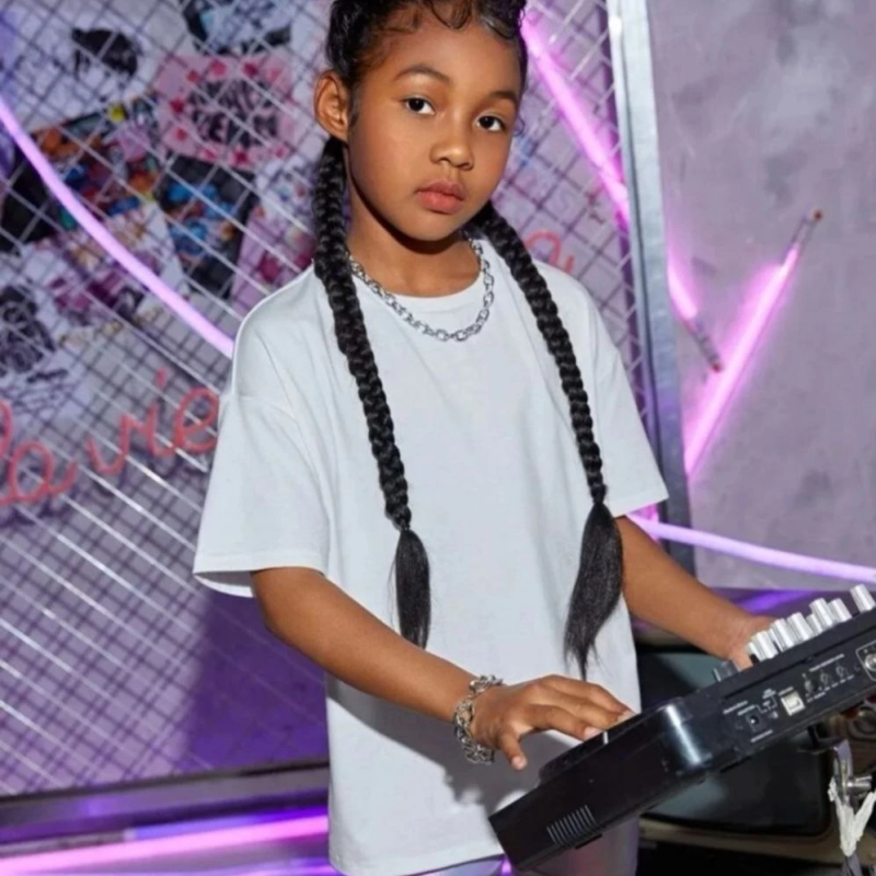 Çocuk   Basic T-Shirt - Beyaz