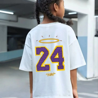 Çocuk   Baskılı T-Shirt - Beyaz